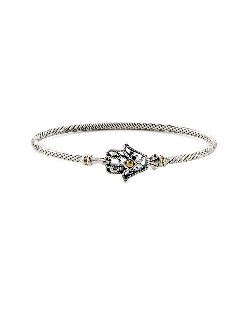 Samuel B. Silver & 18k Bracelet In Metallic