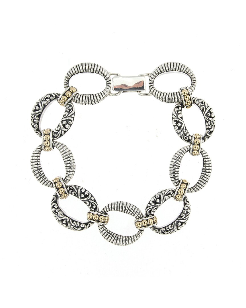 Samuel B. Silver & 18k Bracelet In Metallic