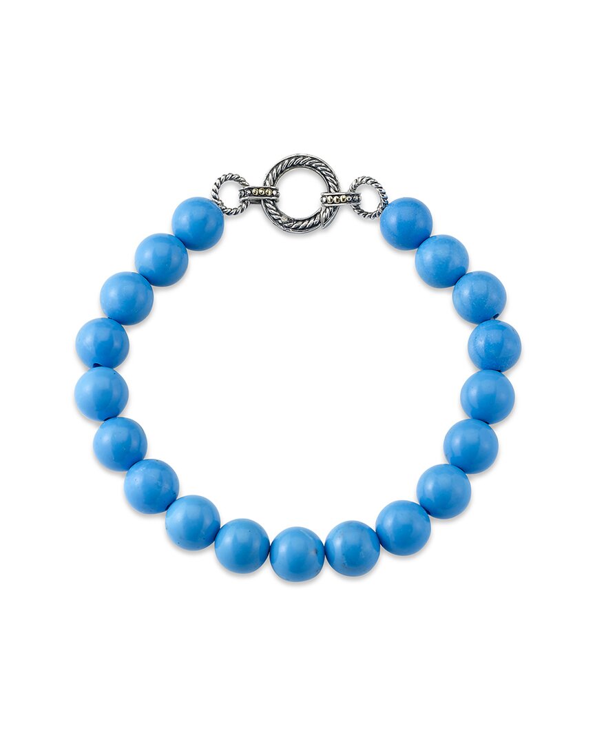 Samuel B. Silver Turquoise Bracelet In Blue