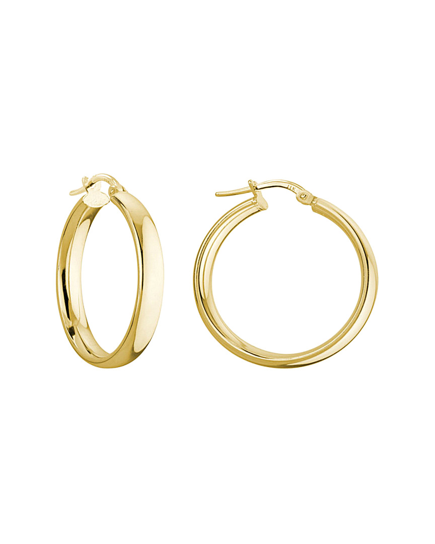Italian Silver Gold Over Silver Earrings