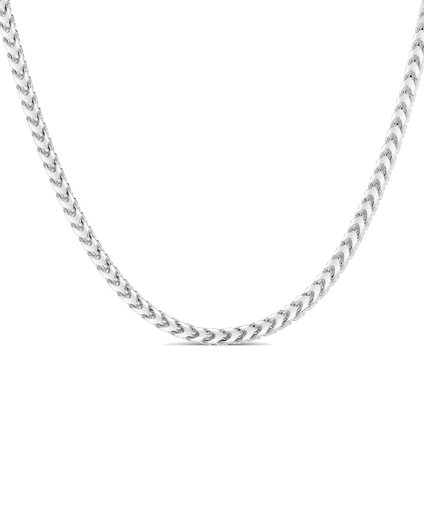 Shop Sphera Milano 14k Over Silver Curb Link Necklace