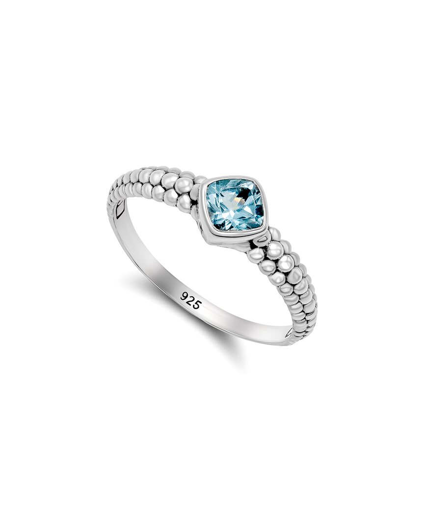 Samuel B. Silver 2.00 Ct. Tw. Blue Topaz Ring