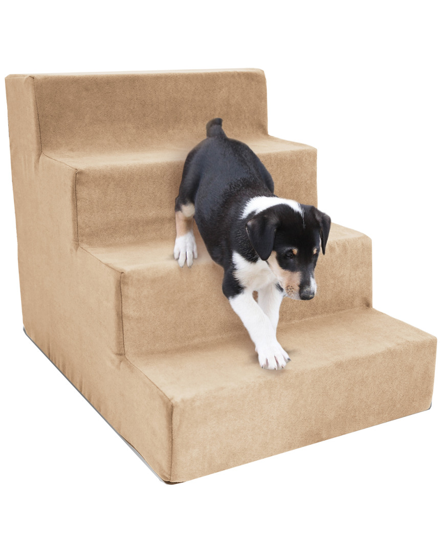 Precious Tails 4-step Portable Pet Stairs By Home Base
