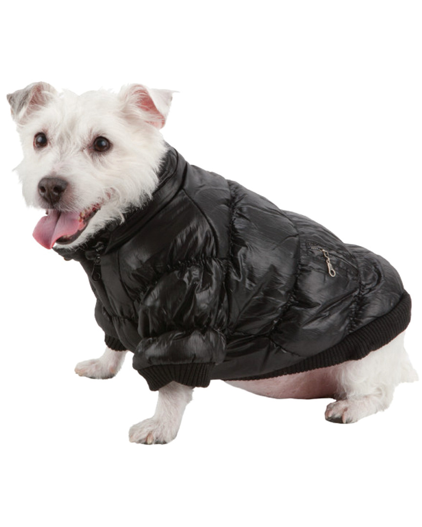 PET LIFE PET LIFE METALLIC FASHION PET PARKA COAT