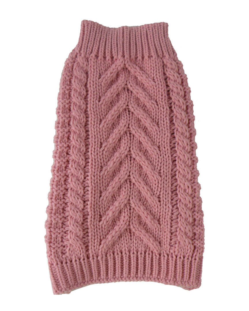 Shop Pet Life Swivel Swirl Heavy Cable Knit Fashion Dog Sweater