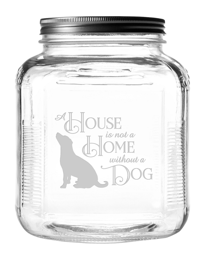 Susquehanna Glass House Home Dog Brushed Lid Gallon Jar