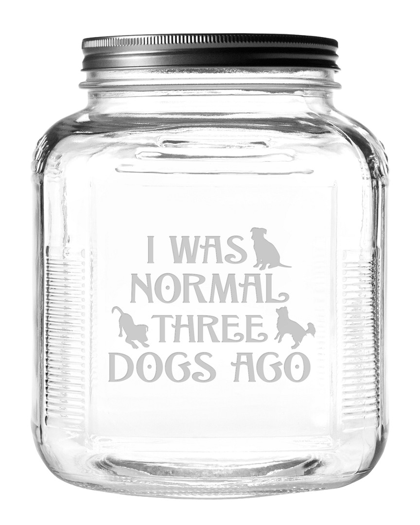 Susquehanna Glass Three Dogs Ago Gallon Treat Jar
