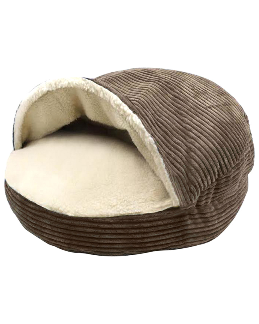 Precious Tails Plush Corduroy Round Cave