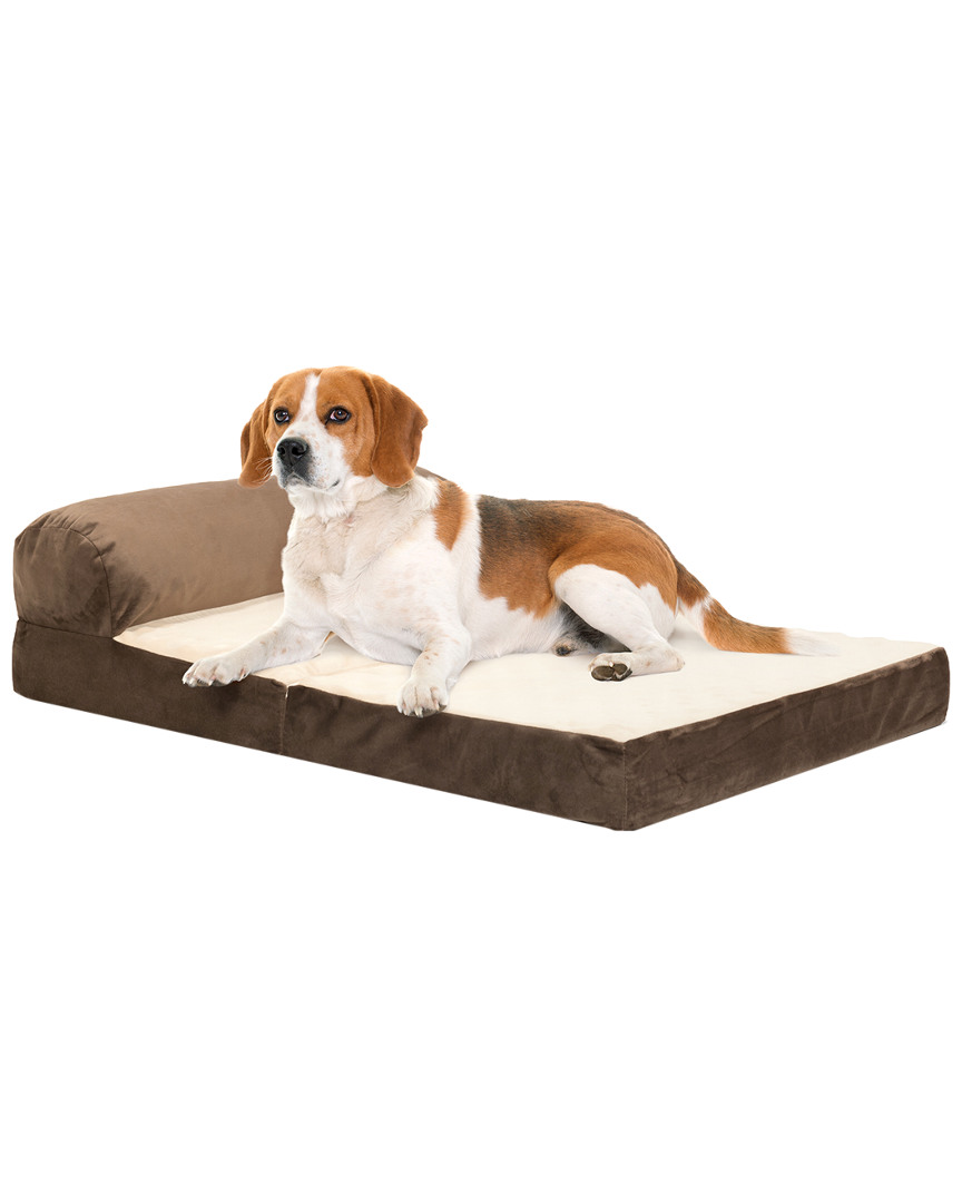 Precious Tails Bolster Fold Out Chaise Dog Bed